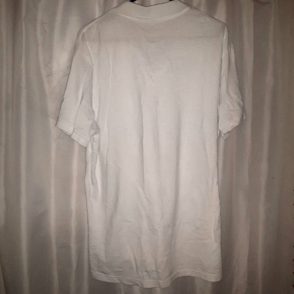 💥3/$25💥 NWOT George Short Sleeve White Polo Shirt Top size L - Picture 3 of 4